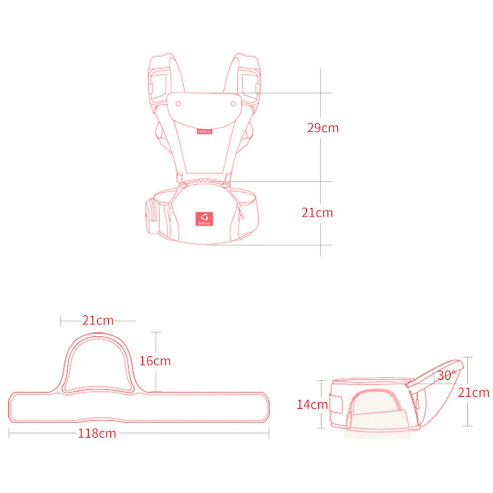 Bebamour New Style Designer Sling and Baby Carrier 2 in 1,Approved by U.S. Safety Standards