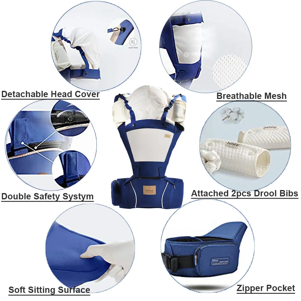 Bebamour New Style Designer Sling and Baby Carrier 2 in 1,Approved by U.S. Safety Standards