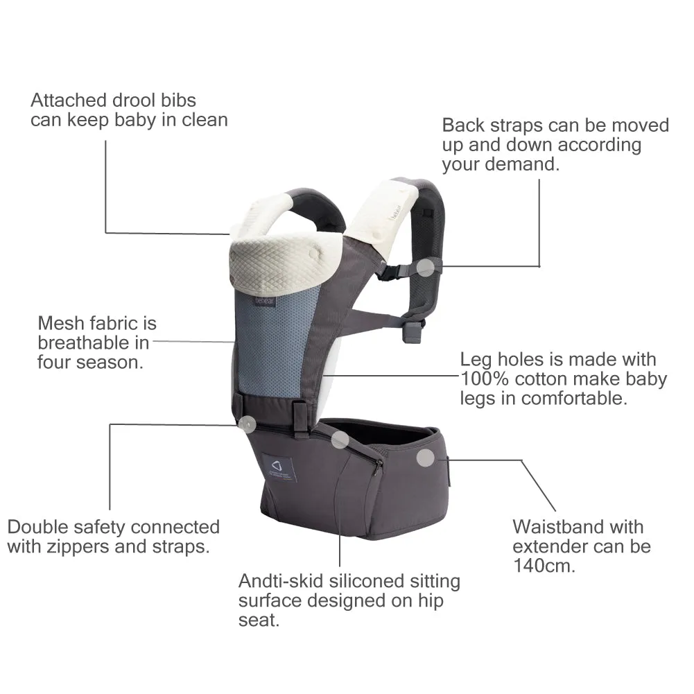 Bebamour New Style Designer Sling and Baby Carrier 2 in 1,Approved by U.S. Safety Standards
