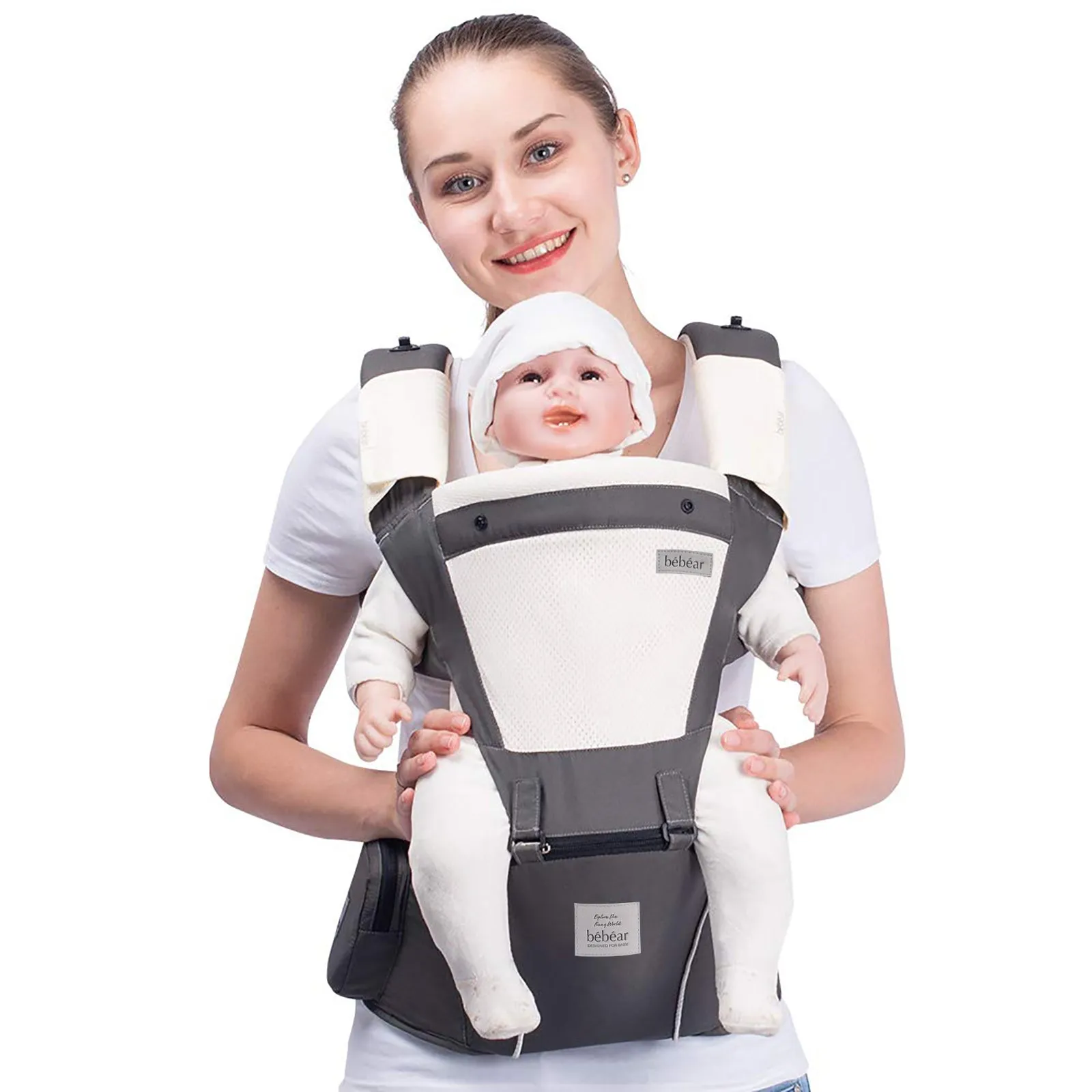 Bebamour New Style Designer Sling and Baby Carrier 2 in 1,Approved by U.S. Safety Standards