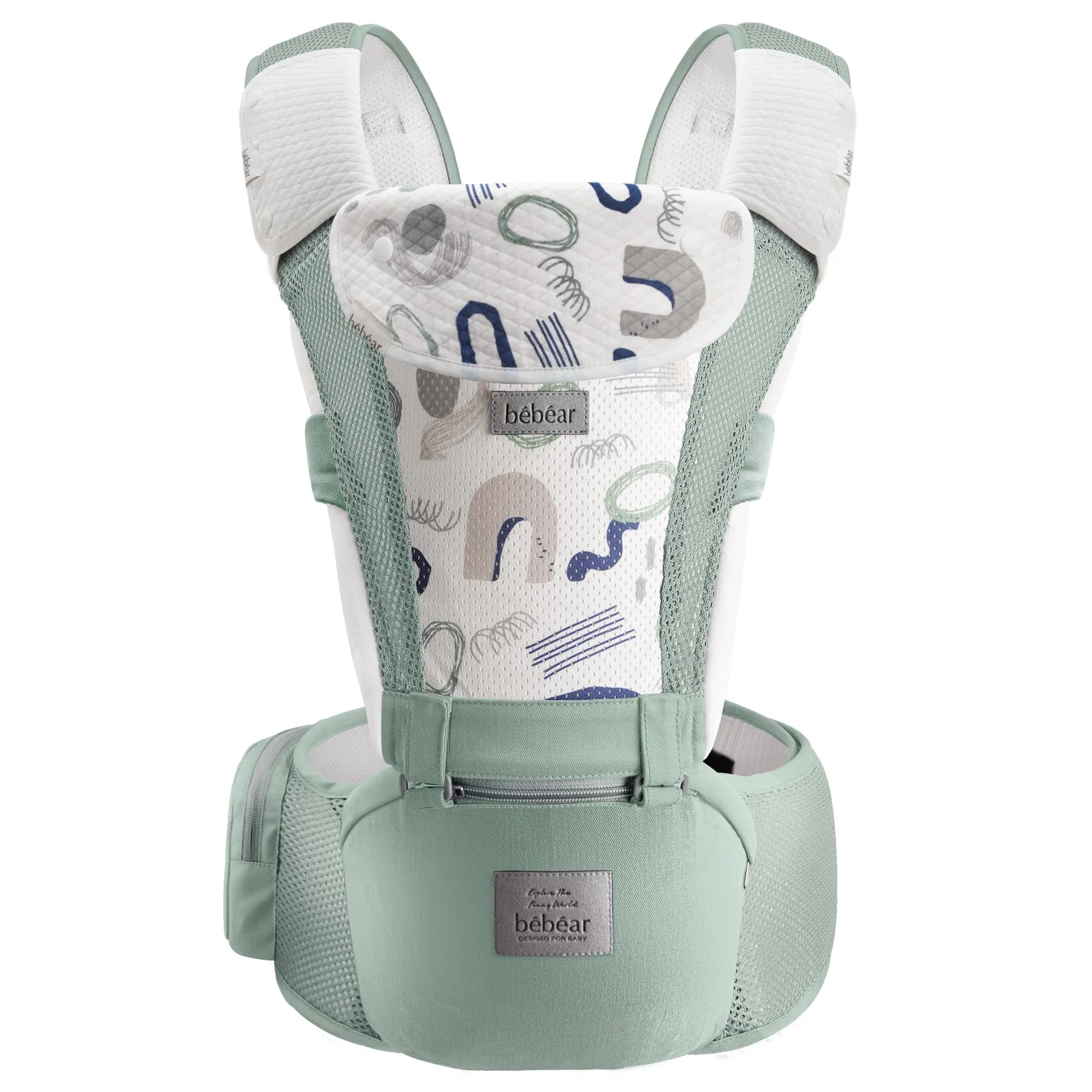 Bebamour New Style Designer Sling and Baby Carrier 2 in 1,Approved by U.S. Safety Standards