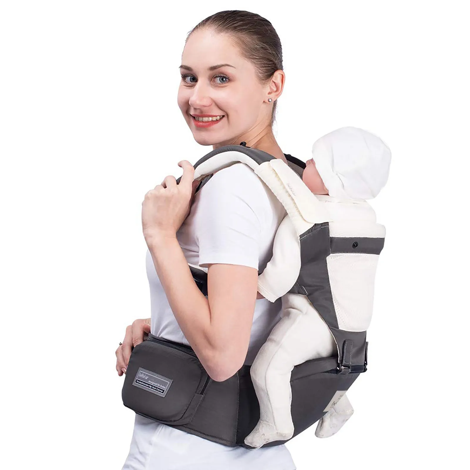 Bebamour New Style Designer Sling and Baby Carrier 2 in 1,Approved by U.S. Safety Standards