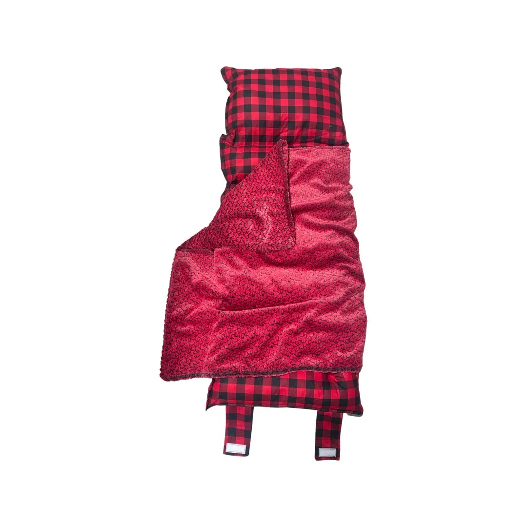 Black & red gingham