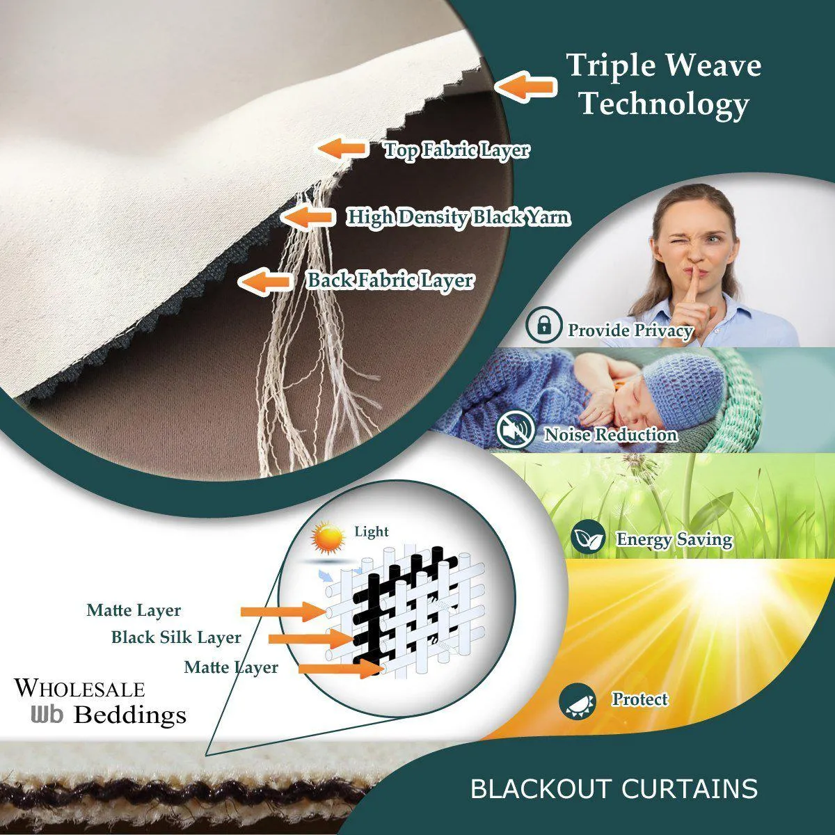 Cappuccino Ava Blackout Weave Curtain Panels With Tie Backs Pair (Set Of 2)