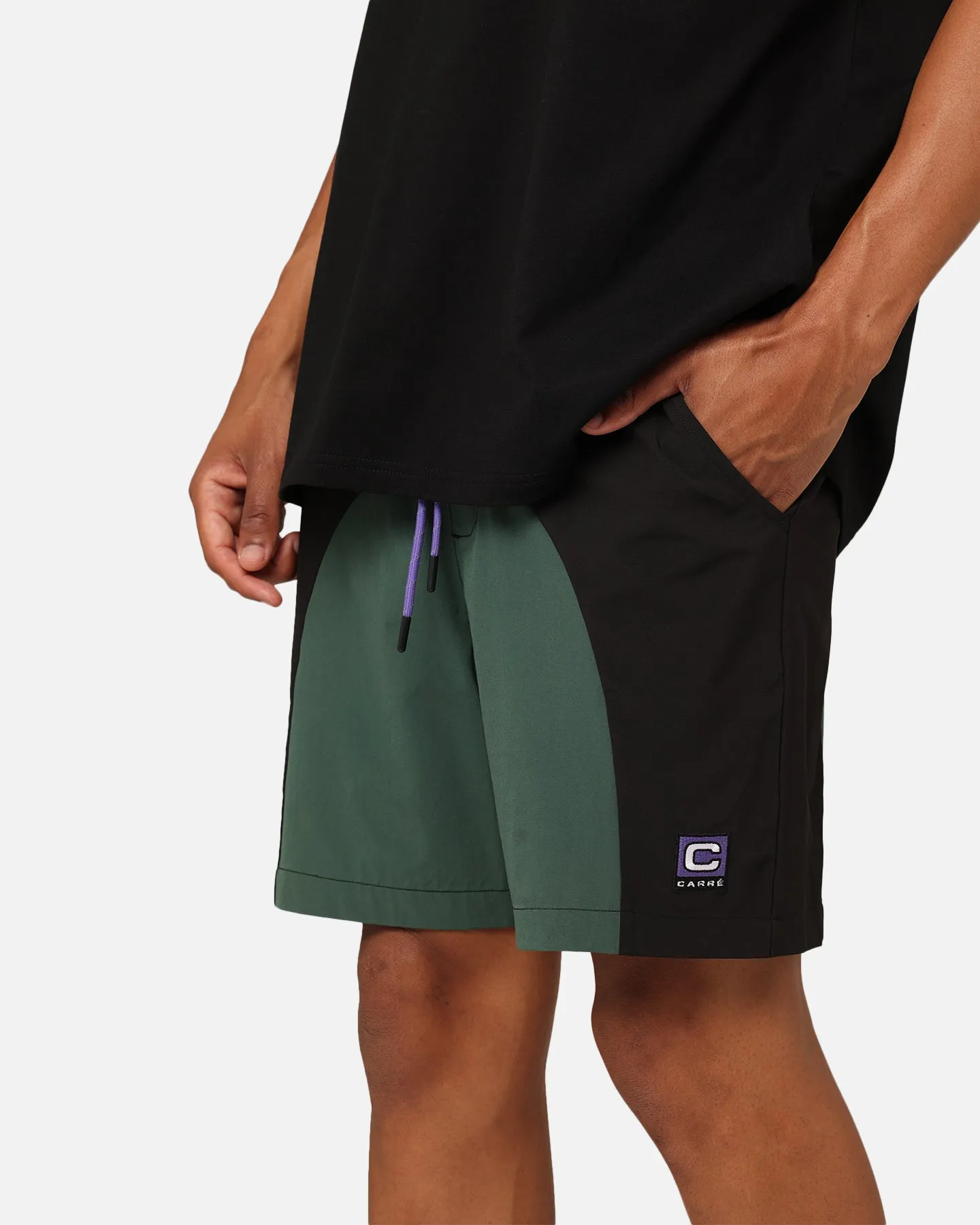 Carre Two Tone Shorts Black/Green