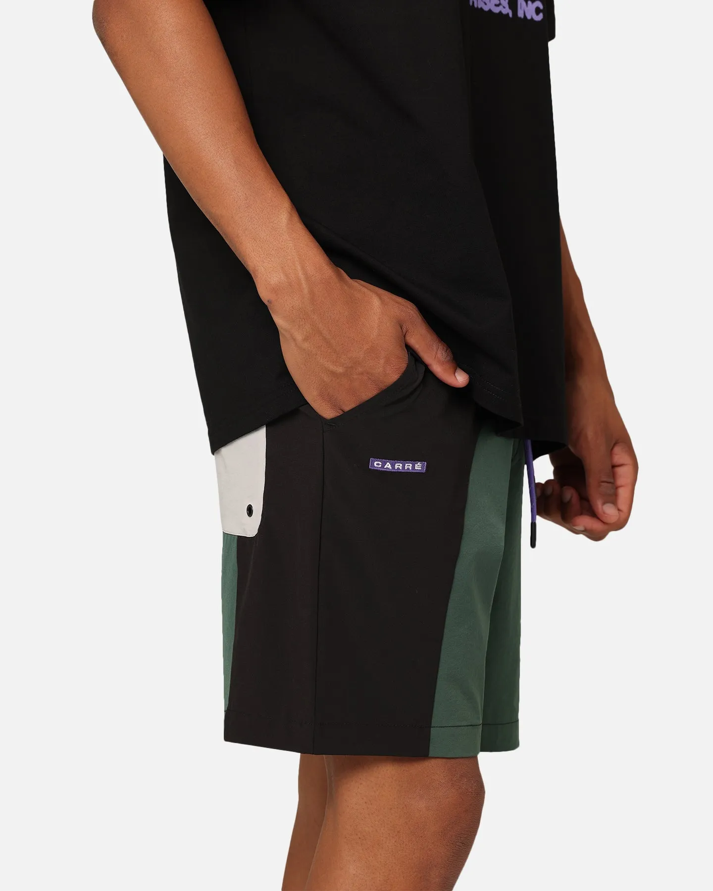 Carre Two Tone Shorts Black/Green