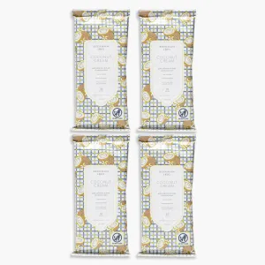 Coconut Cream Face Wipes Set of 4  