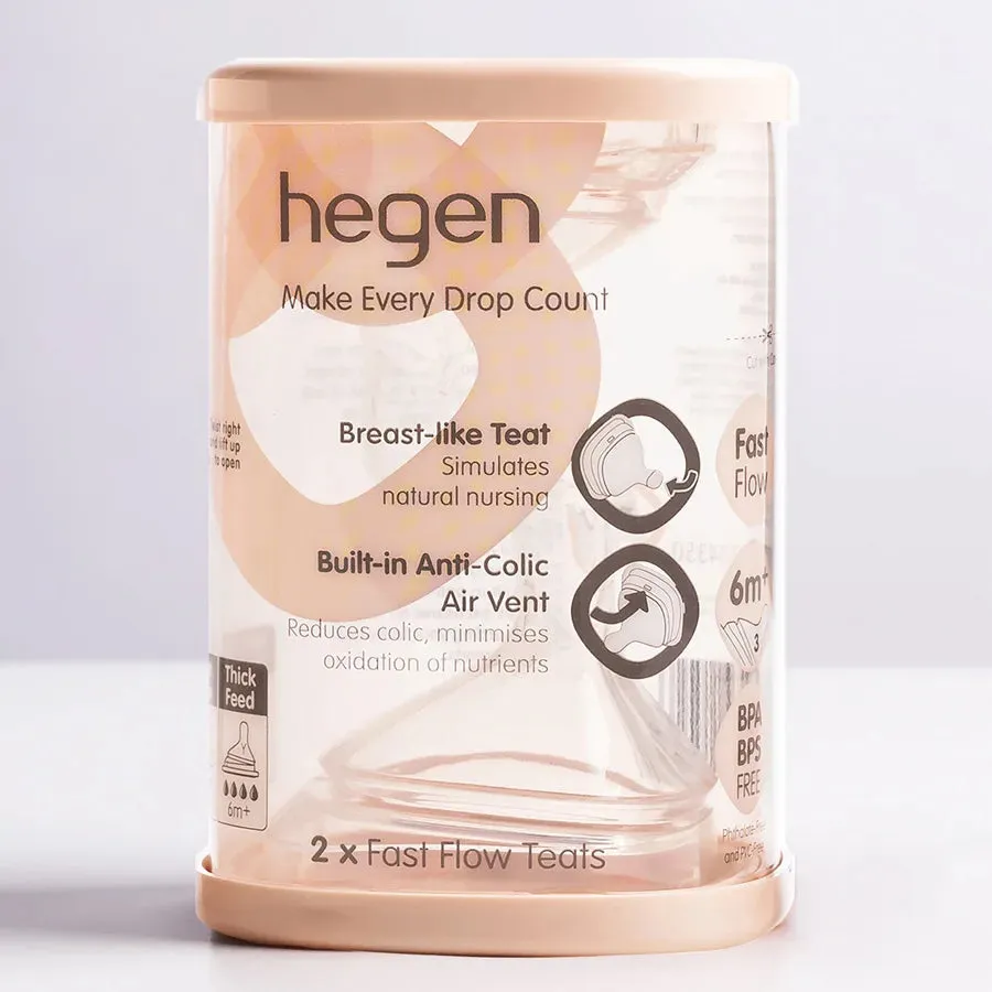 Hegen Teat Fast Flow (Pack of 2)