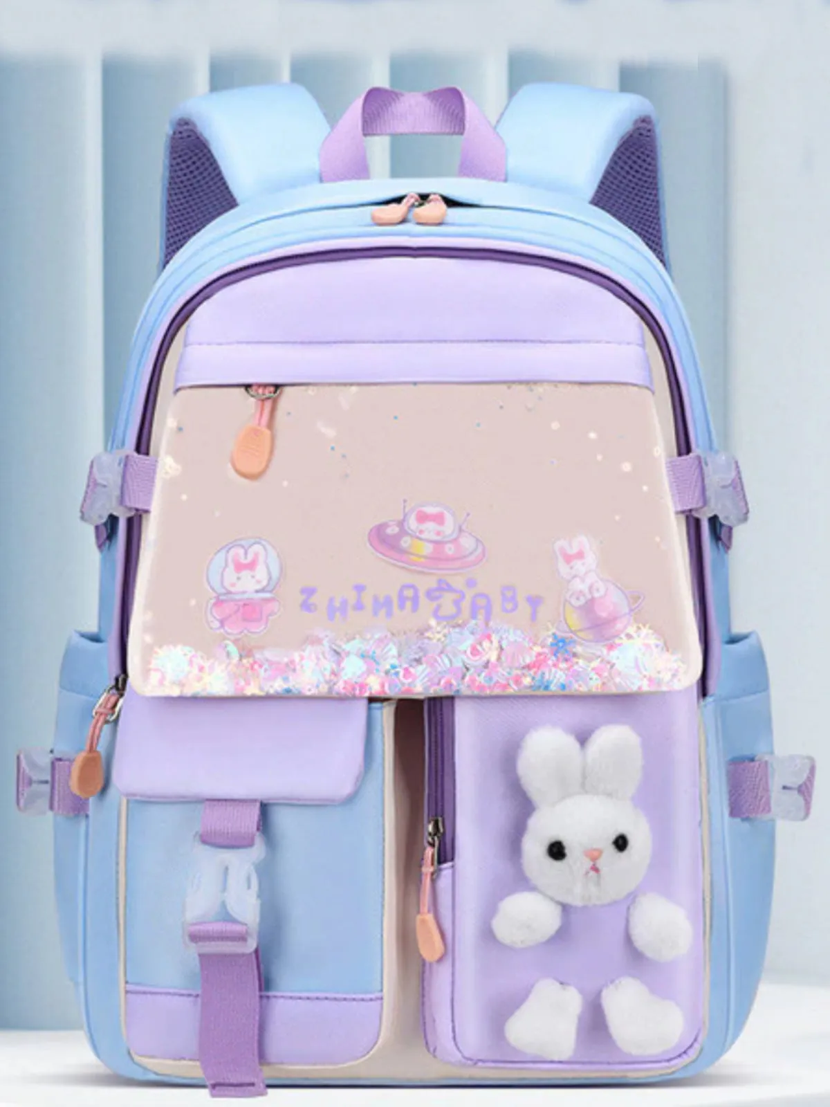 My School Bestie Pastel Bunny Backpack