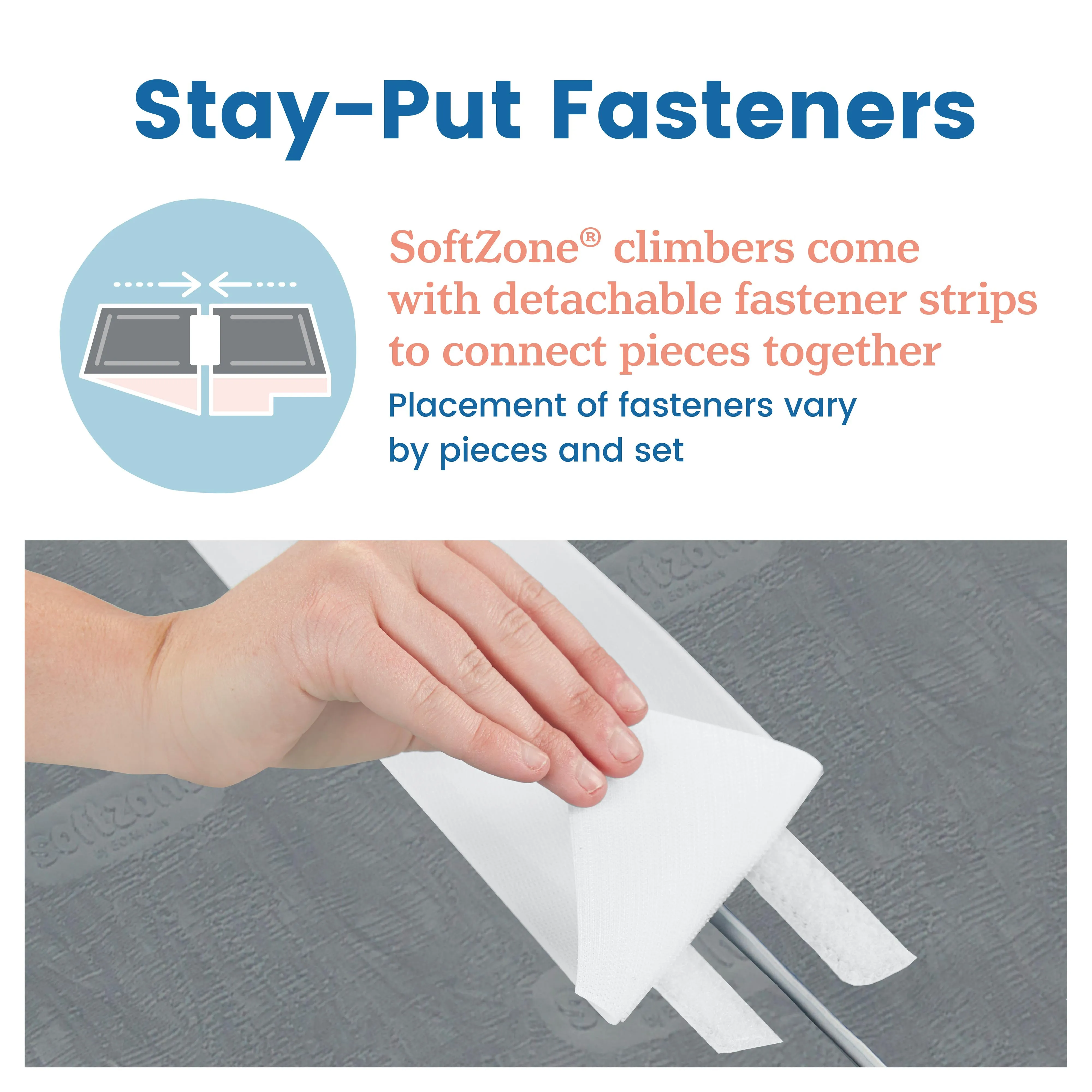 Play Patch Activity Mat Squares, Modular Playmat, 4-Pack
