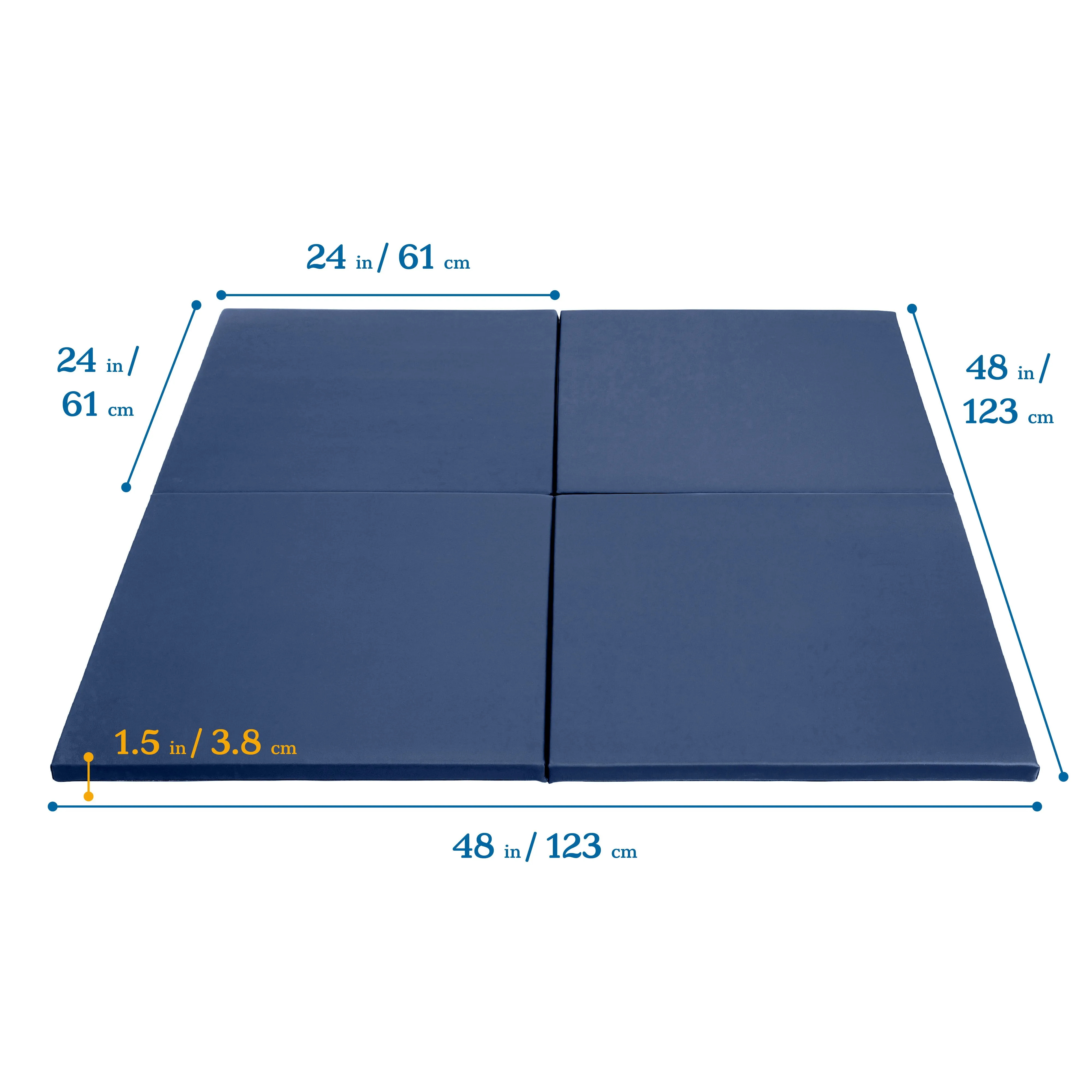 Play Patch Activity Mat Squares, Modular Playmat, 4-Pack