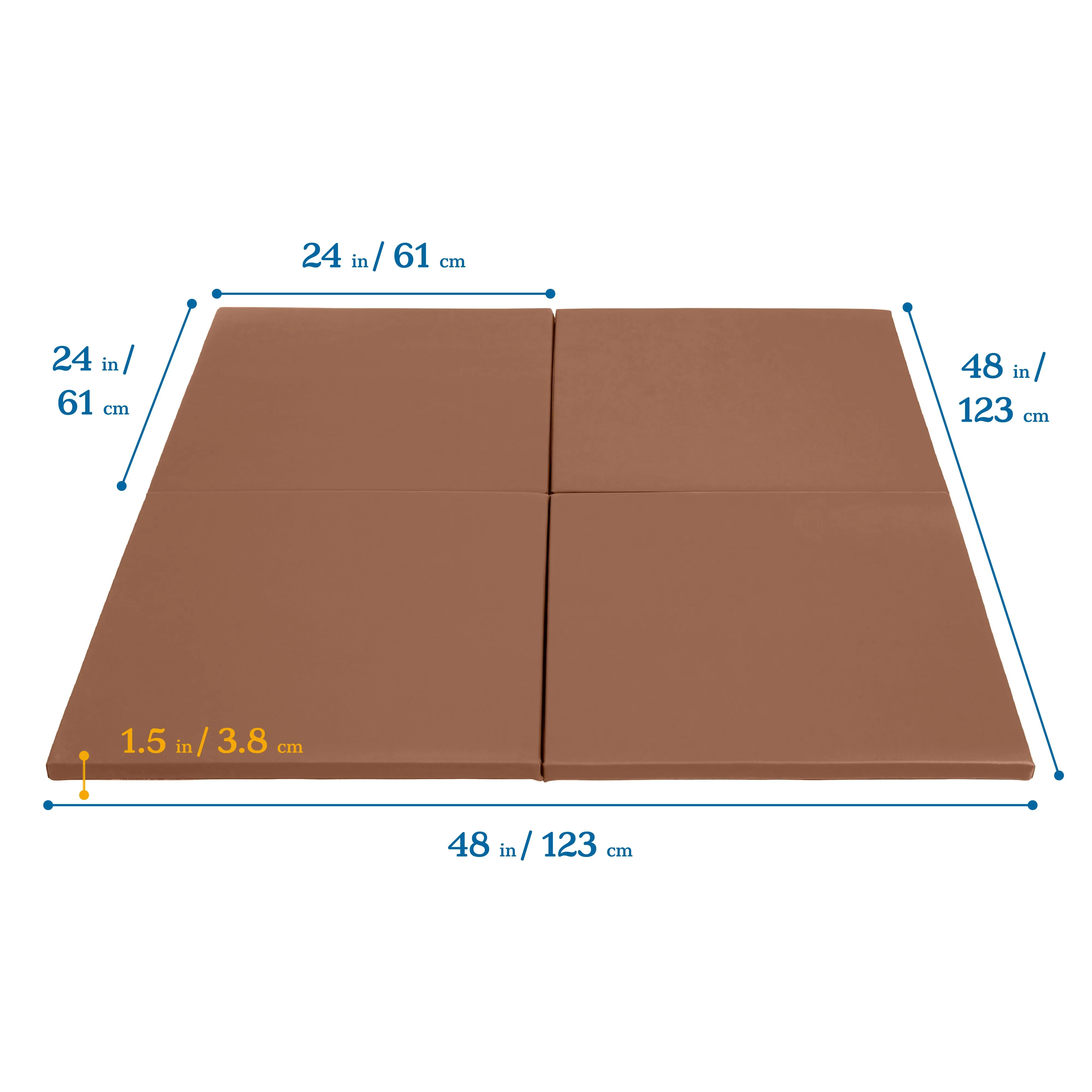 Play Patch Activity Mat Squares, Modular Playmat, 4-Pack